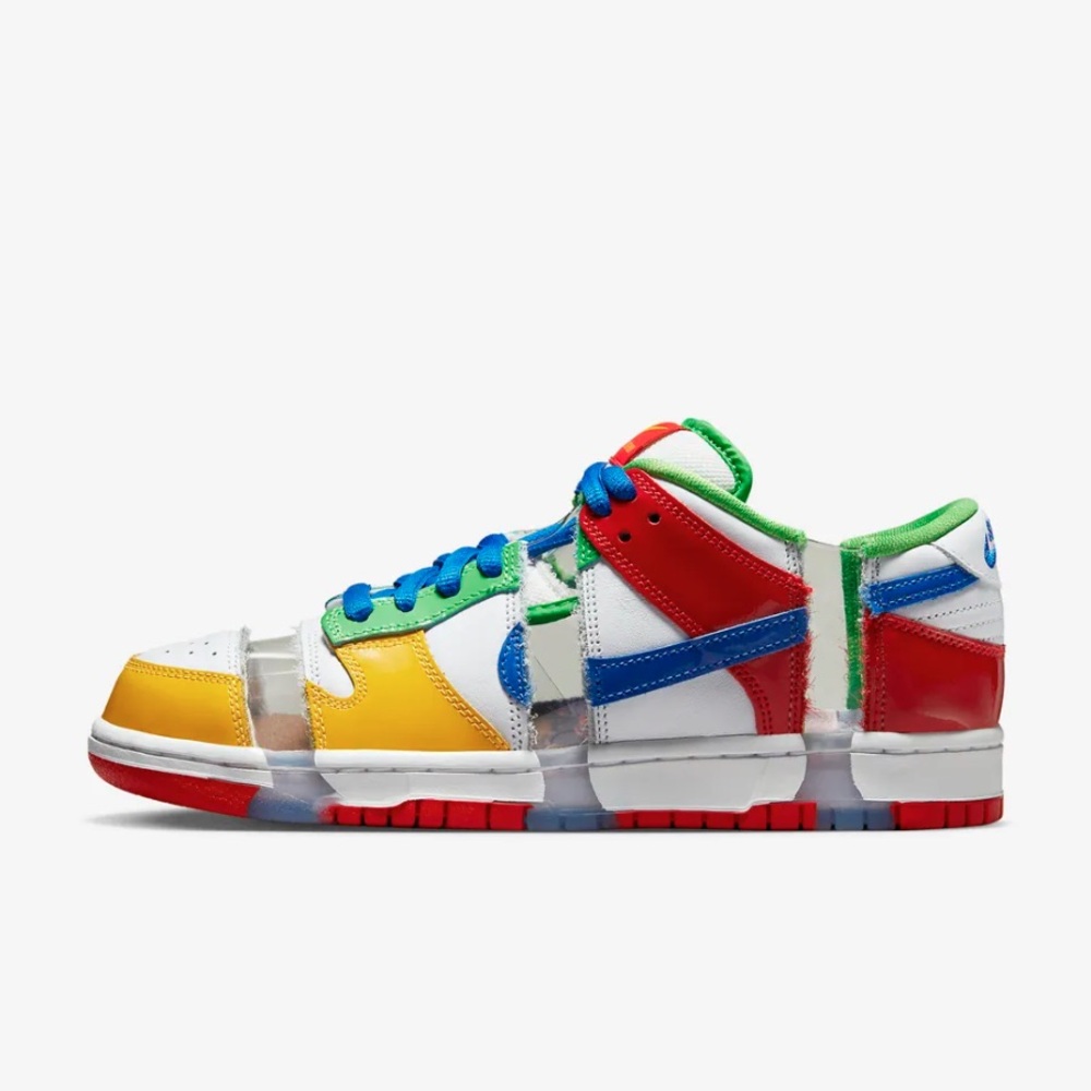 New Nike SB Dunk Low eBay Sandy Bodecker Shoes Sneakers - White